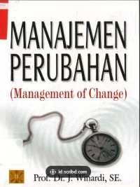 Manajemen perubahan ( Management Of change)